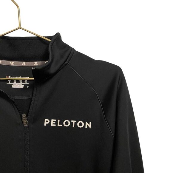 Champion Peloton Black Long Sleeve Quarter Zip Size Small - Picture 2 of 7